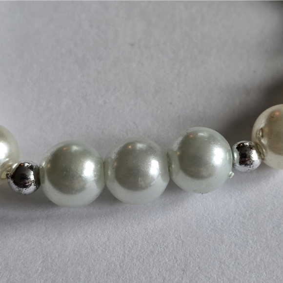 Vintage bracelet faux pearl pearlcore - Picture 4 of 10